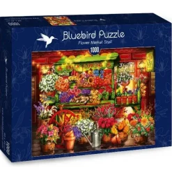 Bluebird Puzzle: Flower Market Stall (1000)