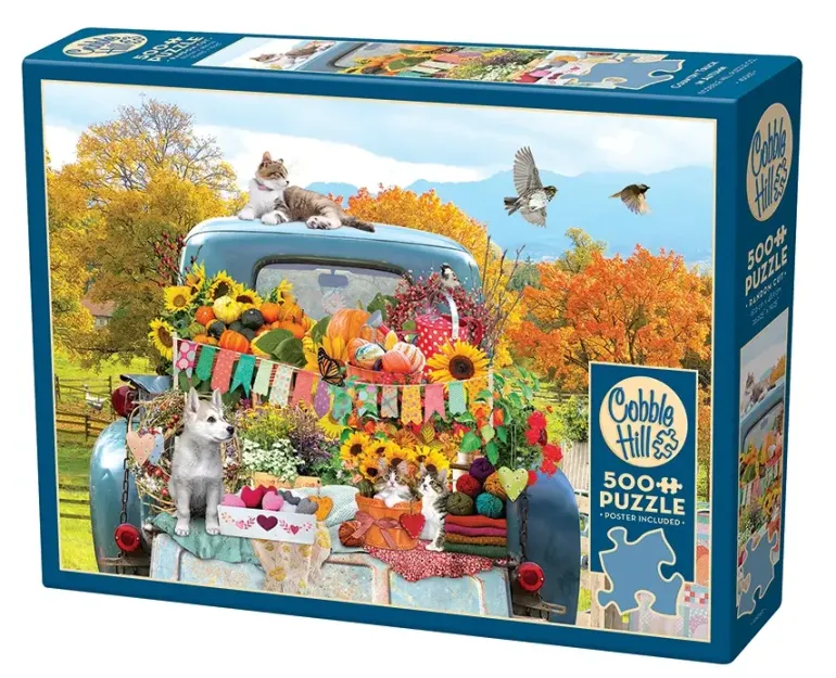 Cobble Hill: Country Truck in Autumn (500)
