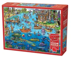 Cobble Hill: Doodle Town - Gone Fishing (1000)