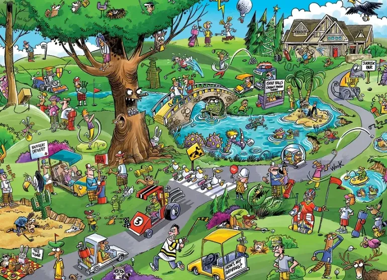 Cobble Hill: Doodle Town - Par for the Course (1000)