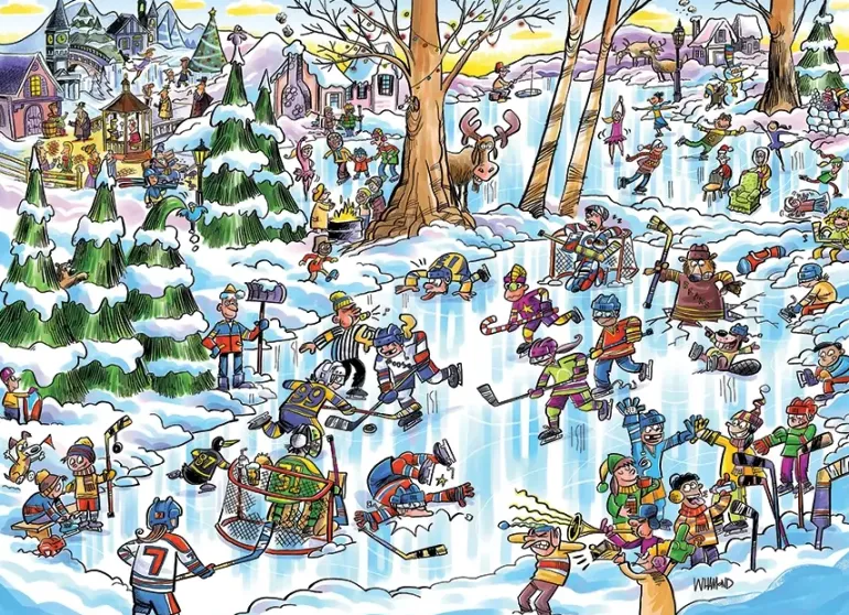 Cobble Hill: Family Pieces - Hockey Town (350)