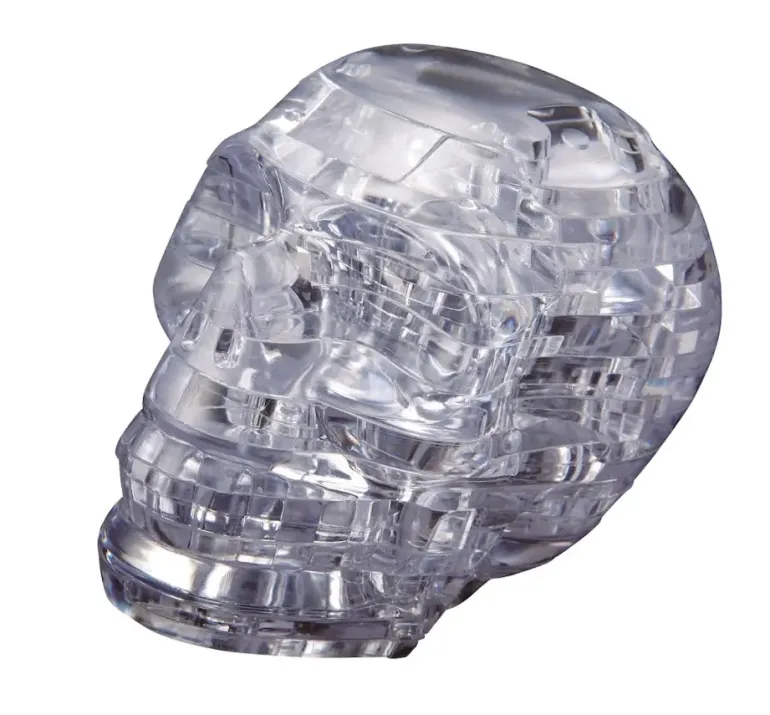 Crystal Puzzle: Skull - Clear (48)
