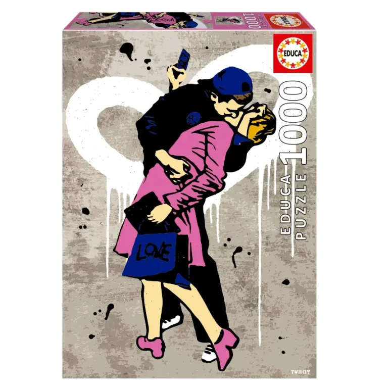 Educa: TVBoy - The Kiss (1000)