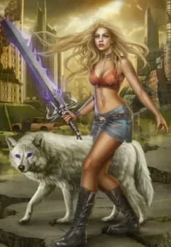 Grafika: Cris Ortega - The Wolf's Sword (1000)