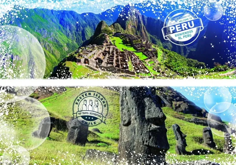 Grafika: Travel Around the World - Chile and Peru (1000)