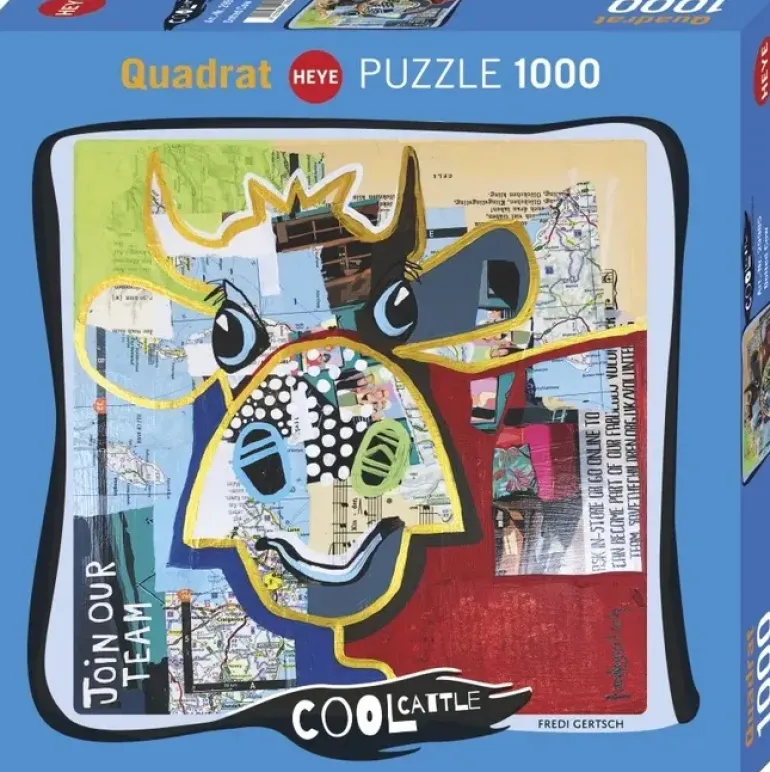 Heye: Quadrat - Cool Cattle, Dotted Cow (1000)