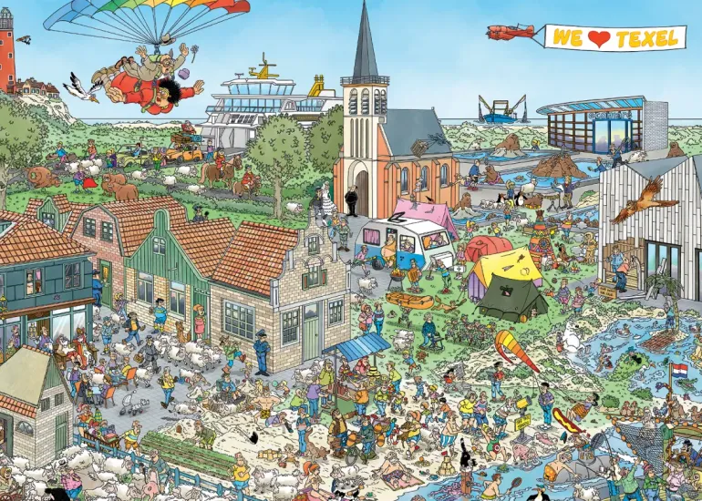 Jan Van Haasteren: Island Retreat (1000)