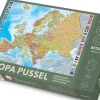 Kartförlaget: Europakarta med svensk text och flaggor (500)