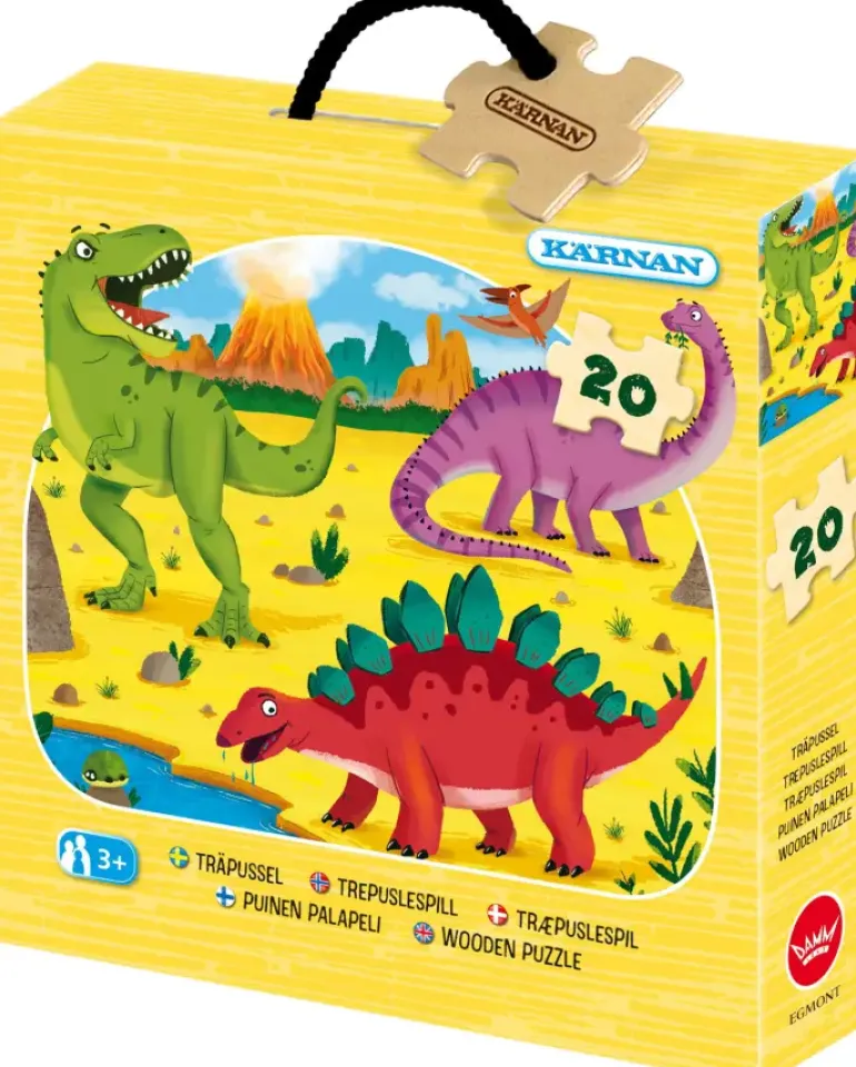 Kärnan: Träpussel - Dinosaurier (20)