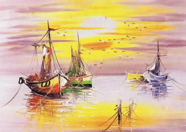 Nova Puzzle: Sunset and Boats (1500)