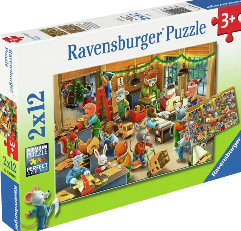 Ravensburger: Christmas Toy Factory (2 x 12)
