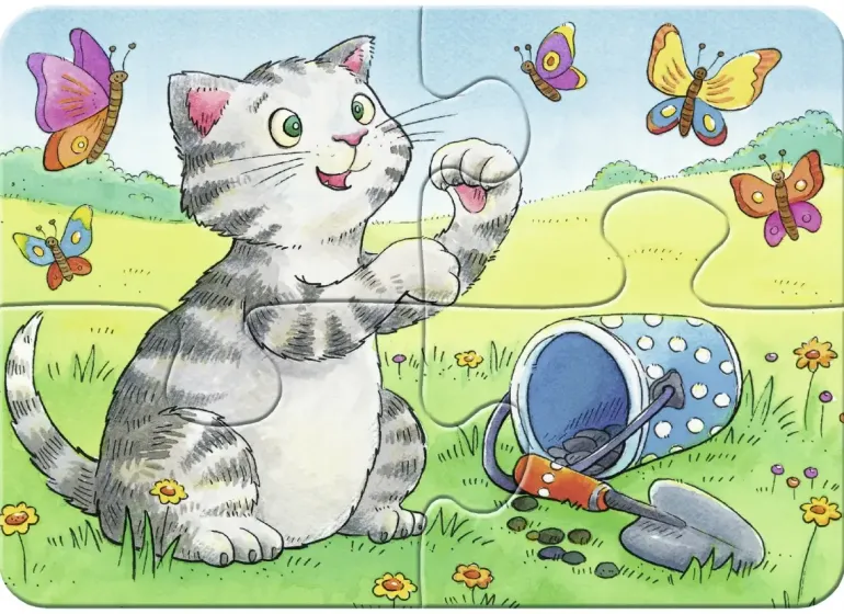 Ravensburger: Cute Pets (2, 4, 6, 8)