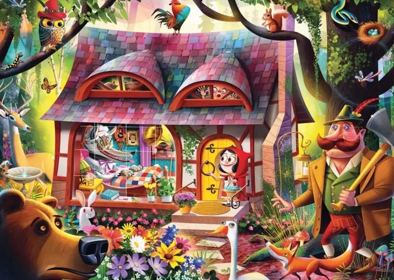 Ravensburger: Dean Macadam - Classic Tales, Come In, Red Riding Hood (1000)