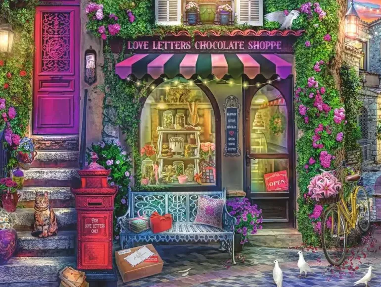 Ravensburger: Love Letters Chocolate Shoppe (1500)