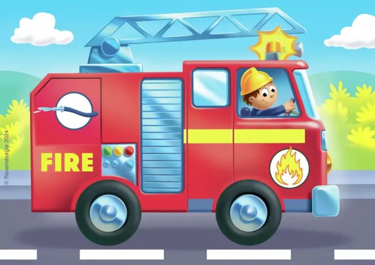 Ravensburger: My First Puzzle - Rescue Vehicles (2, 3, 4, 5)