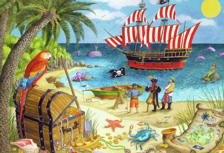 Ravensburger: Pirates and Mermaids (2 x 24)
