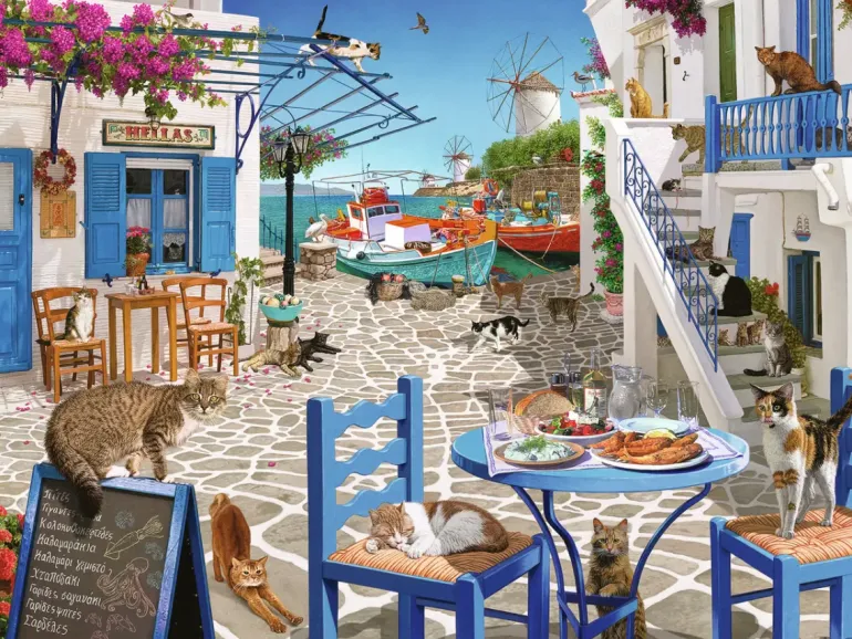 Ravensburger: Steve Read - Cats of Mykonos (1500)