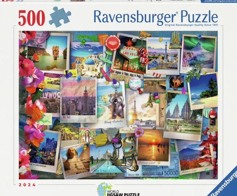 Ravensburger: World Travel Pinboard (500)