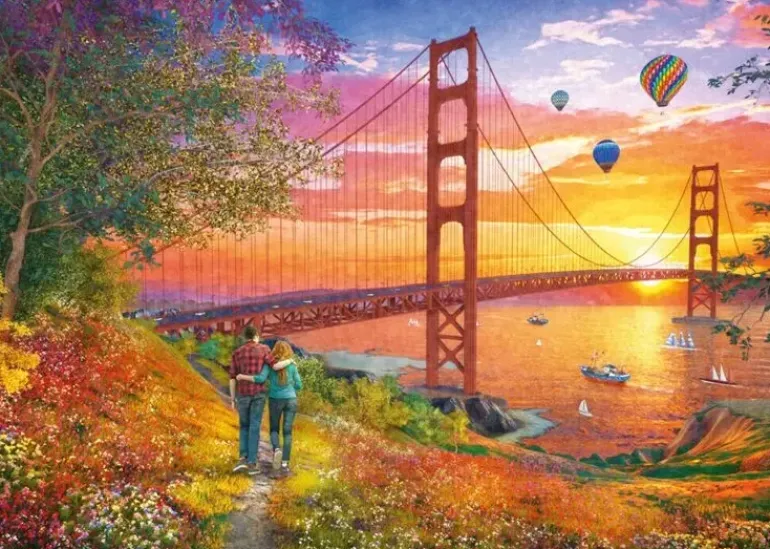 Schmidt: Dominic Davison - Walking to the Golden Gate Bridge (2000)