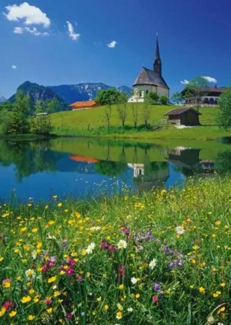 Schmidt: Inzell, Einsiedlhof and St. Nicholas Church (1000)
