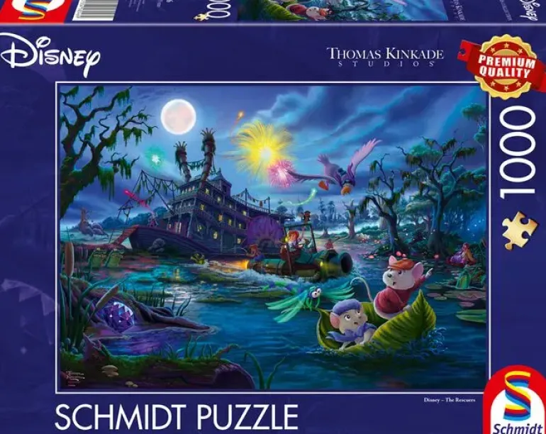 Schmidt: Thomas Kinkade Studios - Disney, Bernard and Bianca - The Rescuers (1000)