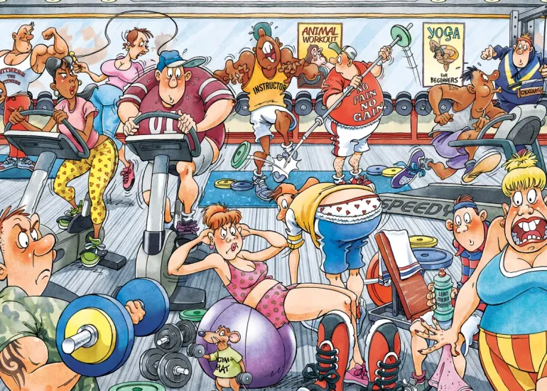 Wasgij? Original #28: Dropping the Weight! (1000)