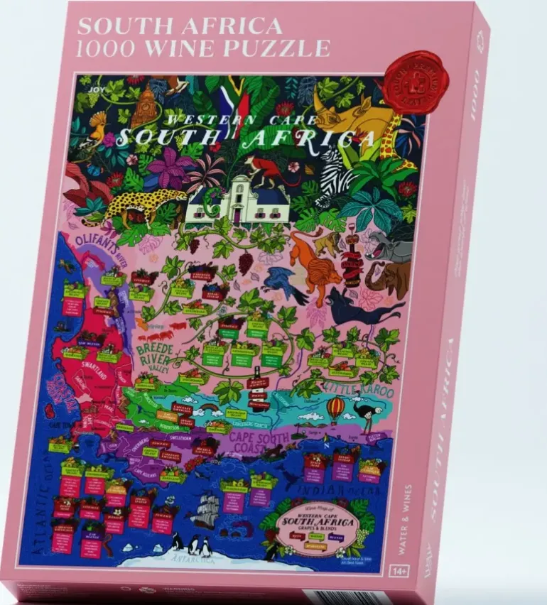 Water & Wines: South Africa - Wine Puzzle (1000)