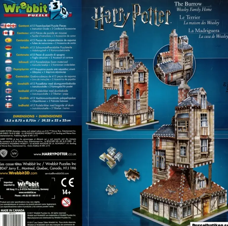 Wrebbit: 3D - Harry Potter, The Burrow (415)
